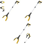 HASTHIP Grabber Reacher Tool 32.6 in for Litter Pickup with Magnet and Ergonomic Handle | Aluminum Foldable Aid for Elderly