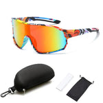 HASTHIP® Upgraded Outdoor Cycling Sunglasses Bicycle Windproof Sunglasses Colorful Lenses Sunshade Sports Sunglasses