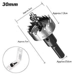 5Pcs Professional 16-30Mm Hss Drill Bits Set Hole Saws Drill Bit Stainless High Speed Steel Metal Alloy, Hex