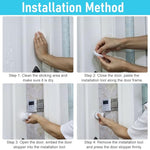 HASTHIP® 2Pcs Door Stopper Baby Safety Anti-Pinch Finger Pinch Door Guard Door Stopper for Kids Safety Flexible Anti-close Slam Stopper Self Adhesive Baby Proofing Door Stopper for Home