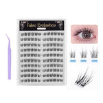 HASTHIP® 120 Piezas Pestañas Autoadhesivas, Pestañas Postizas Naturales Reutilizables Sin Pegamento, Extensiones DIY en Racimos con Banda Invisible, Aspecto Ligero y Suave