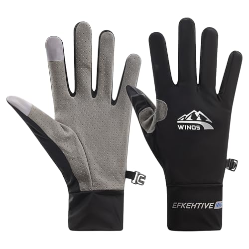 HASTHIP® Driving Gloves for Men Women Summer Ice Silk Breathable Touch Screen Design