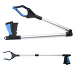 32" Foldable Litter Picker Long Arm Litter Picking Equipment Rubbish Pick Up Hand Tool Reaching Aids Grabber Tool for Elderly