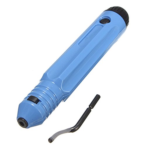 Supvox Generic 1pcs NB1100 Burr Handle With 10pcs HSS BS1010 Blades Deburring Tools Set