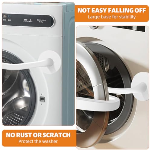 HASTHIP® Flexible Magnetic Door Prop for Front Load Washing Machine and Dryer, Adjustable Ventilation Door Holder with Strong Magnet