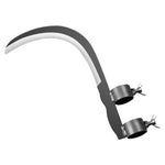 HASTHIP Handheld Gardening Tool for Weeding and Pruning with 6.7 in Curved Blade featuring Dual Mounting Collars