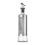 HASTHIP® Stainless Steel and Glass Oil Dispenser Bottle with Measuring Scale