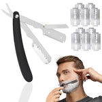 HASTHIP® Professional Straight Razor for Men, Barber Shaving Kit, Stainless Steel Blade, Salon Quality Manual Shaver, Grooming Tool for Wet & Dry Use, Precision Cut Throat Razor, Classic Vintage