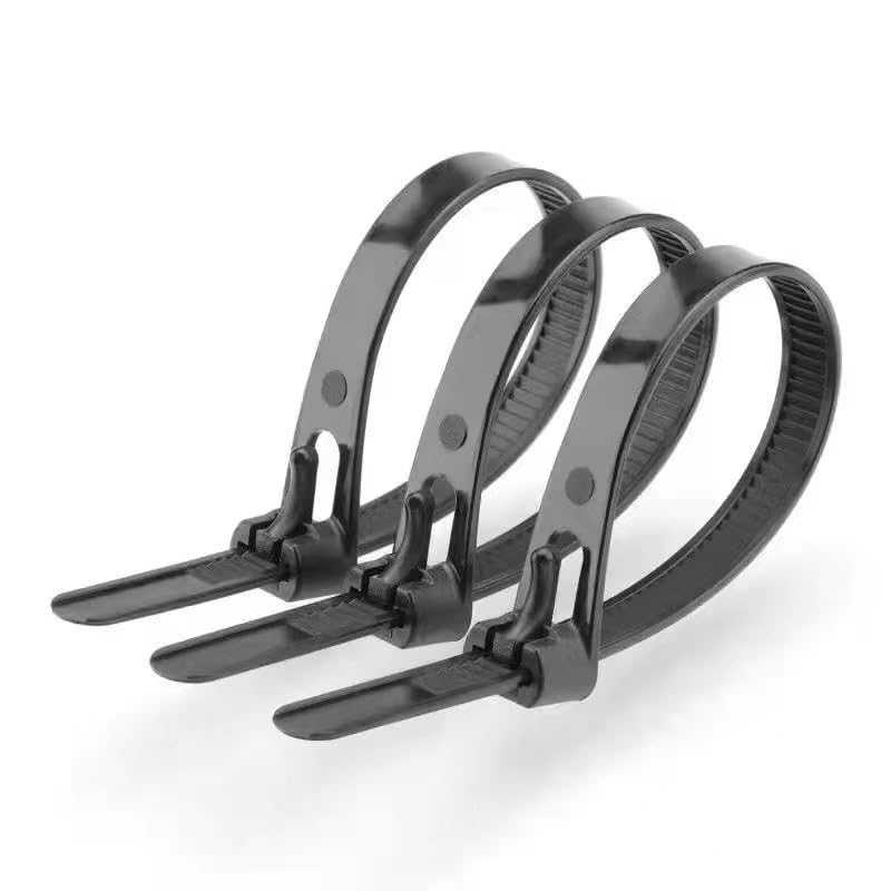 HASTHIP® 100 Pcs Bridas Reutilizables de Nailon 150mm,Fuertes y Ajustables,Autocierre Resistencia 50LBS Organizador de Cables para Hogar Oficina y Jardín Resistente al Calor Clima