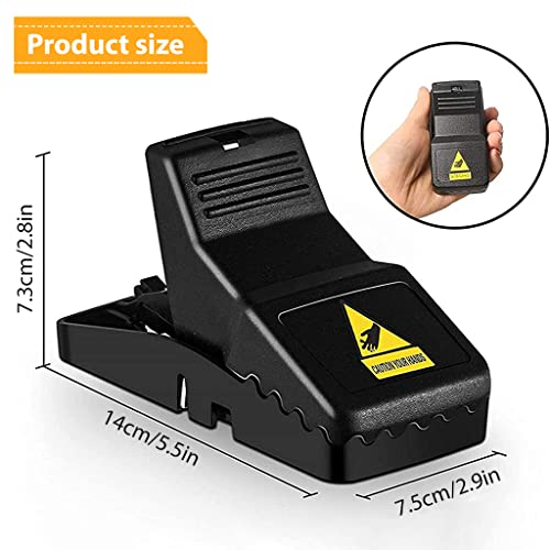 HASTHIP® 6PCS Rat Traps House Garden Patio Reusable Mouse for Mice Rats Chipmunks Squirrels Hamsters and Other Rodents Quickly Slam Killer Indoor Outdoor