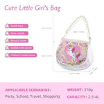 HASTHIP® Girls Sling Bag Fashion Pink Unicorn Hand Bag
