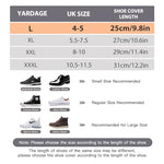 HASTHIP® Silicone Rain Shoe Cover for Rain Waterproof Shoe Cover for Kids Men Women with Double-Breasted, Anti-Slip TPE Sole Wear-resistant Reusable Shoes Protector for Rainy Season (for Size 4-5)