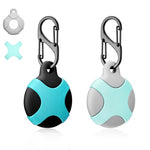HASTHIP® 2 Pack Silicone Case for Apple AirTag with Keychain Ring, Waterproof Anti-Scratch Shockproof Full Protection Tracker Cover Compatible with AirTagsfor Pets, Keys, Luggage, Backpacks