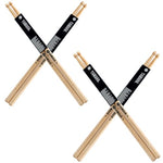 HASTHIP® 4 Pair 7A Drum Sticks Maple Drumsticks, 15.5inch Drum Stick Set, Wood Drumsticks Drums Accessories for Adults & Youth, Oval Wood Tip, Perfect for Pros and Beginners