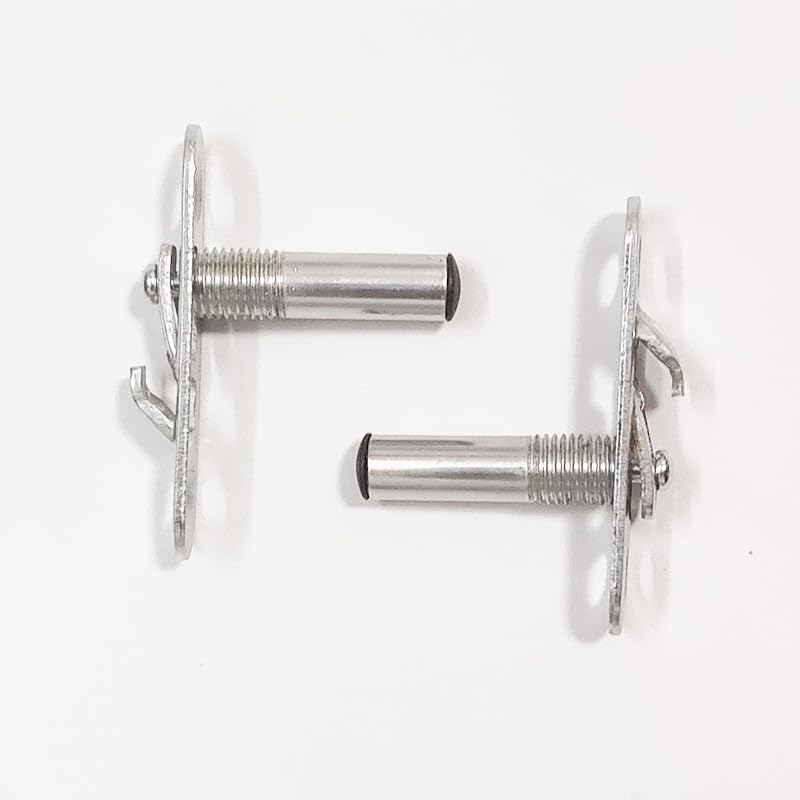 HASTHIP® Heavy Duty Door Pivot Hinge, 360 Degree Stainless Steel Invisible Hidden Hinges for Secret Bookcase, Concealed Metal Rotation Hardware, 2 Pack