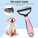 HASTHIP® Dog Comb, Dog Brush for Hair, Professional Double Side Pet Hair Comb for Dog and Cat Grooming and Cleaning Brush for Dog and Cat Fur Lice