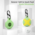 HASTHIP® 2 Packs Airtag Keychain for Apple Airtag Holder, Anti-lost Airtag Case, Shockproof Airtag Cover Scratch Resistant Protective Cover Case for Key, Bag, Pet, Luggage, Not Include Airtag