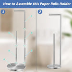 HASTHIP® Toilet Paper Roll Holder 2 In 1