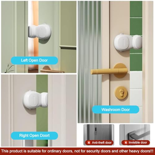 HASTHIP® 2Pcs Door Stopper Baby Safety Anti-Pinch Finger Pinch Door Guard Door Stopper for Kids Safety Flexible Anti-close Slam Stopper Self Adhesive Baby Proofing Door Stopper for Home