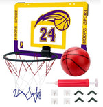 HASTHIP® 15.7*10.2inch Wall Basketball Hoop & Small Basket Ball Set for Kids Wall Hanging Indoor Foldable Basketball Hoop
