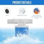 HASTHIP® 1/2 Inch Automatic Water Level Control Float Valve Side Inner Used for Tanks Solar Systems Aquariums Auto Pots Toilets 2 PCS