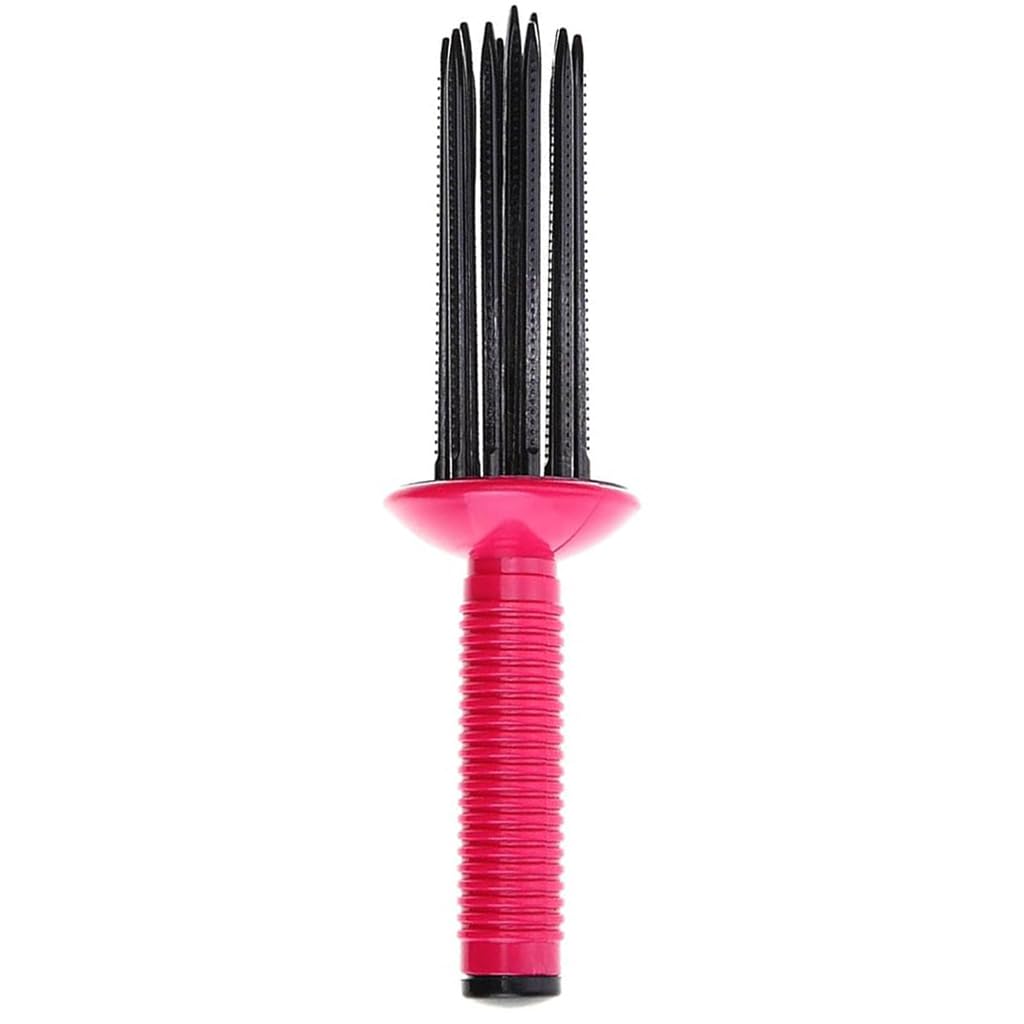 HASTHIP® Cepillo para Cabello Rizado,Herramienta de Peinado con Secador,Peine Definidor de Rizos Cepillo Aire Volumen para Cabello Ondulado Peine Portátil Mujeres y Hombres
