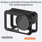 HASTHIP® Silicone Protective Case Lens Caps for DJI Action 5Pro Camera Case Scratch Proof and Skin Friendly Designs Soft Housing, Silicone Skin Cover for Action 5Pro with Lannyard & Lobster String