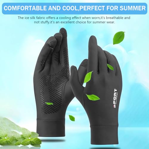 HASTHIP® Guantes de protección solar UPF 50+ Summer Ice Silk