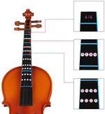 Imported 1 Violin Fiddle Fingerboard Intonation Chart Stickers Fingering Labe.
