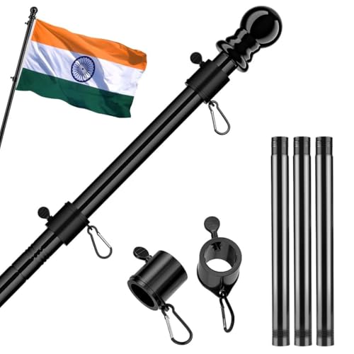 HASTHIP® 116.5CM Telescoping Metal Flag Pole