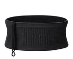 HASTHIP® Slim Running Belt Bag with Hook Elastic Open Waist Bag for Keep Phone, Keys, Earbuds, Waist Bag with Large Capacity Running Waist Pack for Workouts, Exercise, Cycling, Travel