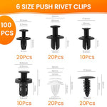 HASTHIP® Universal Car Bumper Retainer Clip Kit