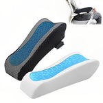 HASTHIP® BrandName 2PCS Ergonomic Memory Foam Office Chair Armrest Pads, Cooling Gel Armrest Covers for Gaming Chair, Thick Elbow Pillow Pressure Relief Cushion, Comfortable Arm Support for Desk