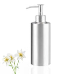 HASTHIP® 550ml Soap Dispenser Bottle Manual Pump Dispenser Bottle Kitchen Bathroom Stainless Steel Soap Dispenser Refillable Dispenser Bottle for Hand Soap, Cleanser, Lotion