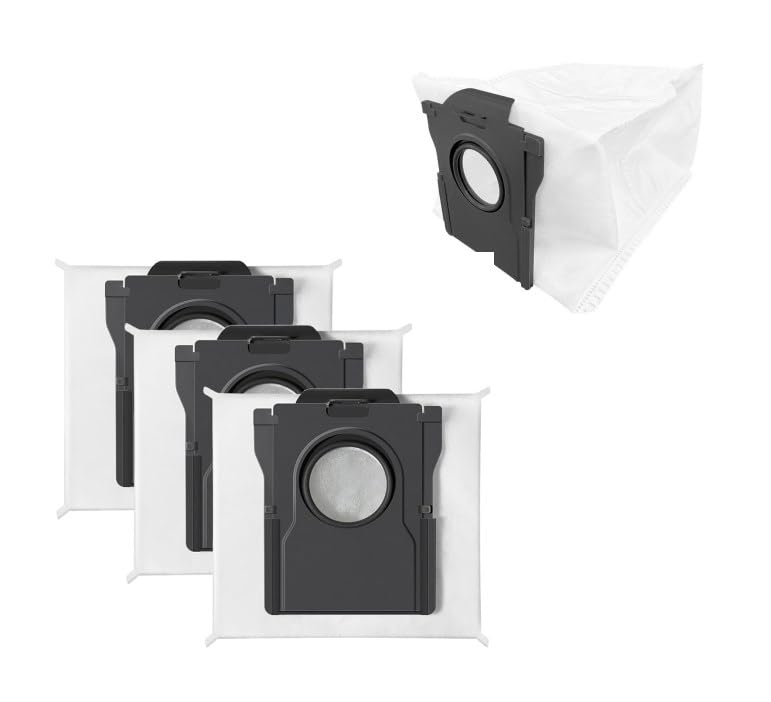 HASTHIP Dust Collector Bags for Dreame L10s Pro Ultra featuring 196x108x139mm Large Capacity | Pack of 4 with Superior Filtration