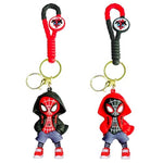 HASTHIP® 2Pcs Keychains for Girls Boys,Cute Pendant Accessories,Cute Kawaii Key Ring Purse Backpack Key Chain Accessories Wristlet chain Car Charms (Red&Black)