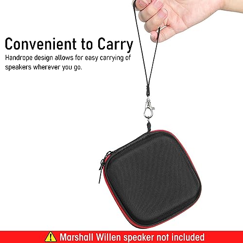 HASTHIP® Carrying Case for Marshall Willen,Portable Carrying Case Cover for Marshall speakers Willen Speaker with Hand Strap Anti-Scratch EVA Carring portable Bluetooth Speaker