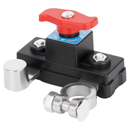 HASTHIP® Car Battery Disconnect Switch Manual Automatic Circuit Breaker Anti-Power Off Leakage Protector