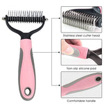 HASTHIP® Dog Comb, Dog Brush for Hair, Professional Double Side Pet Hair Comb for Dog and Cat Grooming and Cleaning Brush for Dog and Cat Fur Lice
