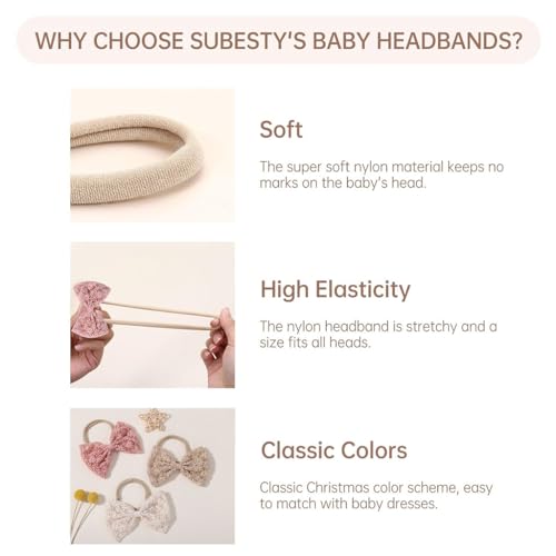 HASTHIP® 4 bandas elásticas para el cabello para niñas