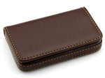 HASTHIP® Bussiness Card Holder Portable Travel Card Holder, 15-Card Capacity, Fashion PU Card Holder with Magnetic Closure, Multi Use Small Accessories Organizer Case, 10x6.5x1.7cm