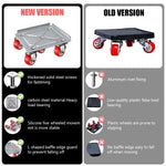 HASTHIP Furniture Lifter Mover Set for Heavy Appliances with 5 Wheel Design and Carbon Steel Pry Bar | 600kg Capacity
