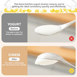 HASTHIP® Paneer Maker with Strainer and Lid, Spring Loaded Yogurt Press, Reusable BPA-Free Hung Curd Filter Cup with Handle, Homemade Cheese and Yogurt Maker