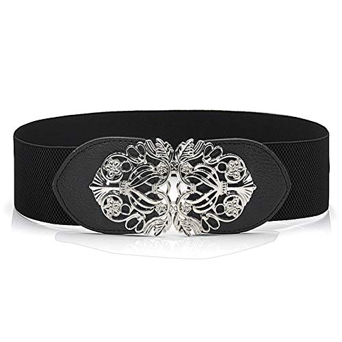 Women's Leather Waist Belt - Classic and Fashionable PU Leather Design with Wide Elastic Band for Comfortable Wear - Slim Your Waist and Midriff Instantly
