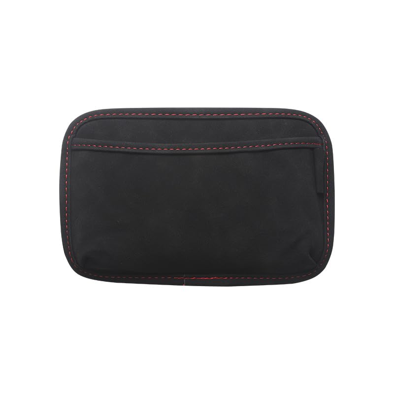 HASTHIP® STHIRA Bolsa Organizador de Almacenamiento para Coche de Gamuza para Hueco del Asiento Consola y Bolsillo Trasero, 20.5x13.5cm