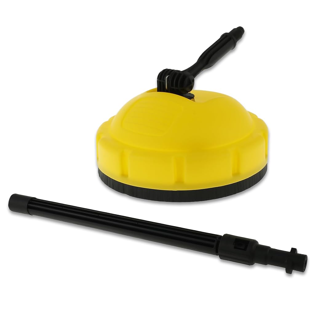 HASTHIP Pressure Washer Floor Brush for Kärcher K1 K7 with 360° Rotating Head & Dual Water Nozzles