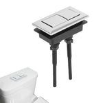 HASTHIP Replacement Flush Toilet Button for Top-Mounted Cisterns with Dual Flush Control | Fits 64 mm Lid Hole