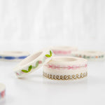 HASTHIP® 10 Pieces Flower Washi Masking Adhesive Decorative Sticker for Scrapbooking Pattern Various 30 PCS