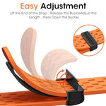 HASTHIP® Watch Band 38mm Universal Watch Strap for Apple Watch 41mm/ 40mm/ 38mmFashion Silicone Sport Wristwatch Band Adjustable Magnet Clasp Watch Band, 2pcs, Black & Orange
