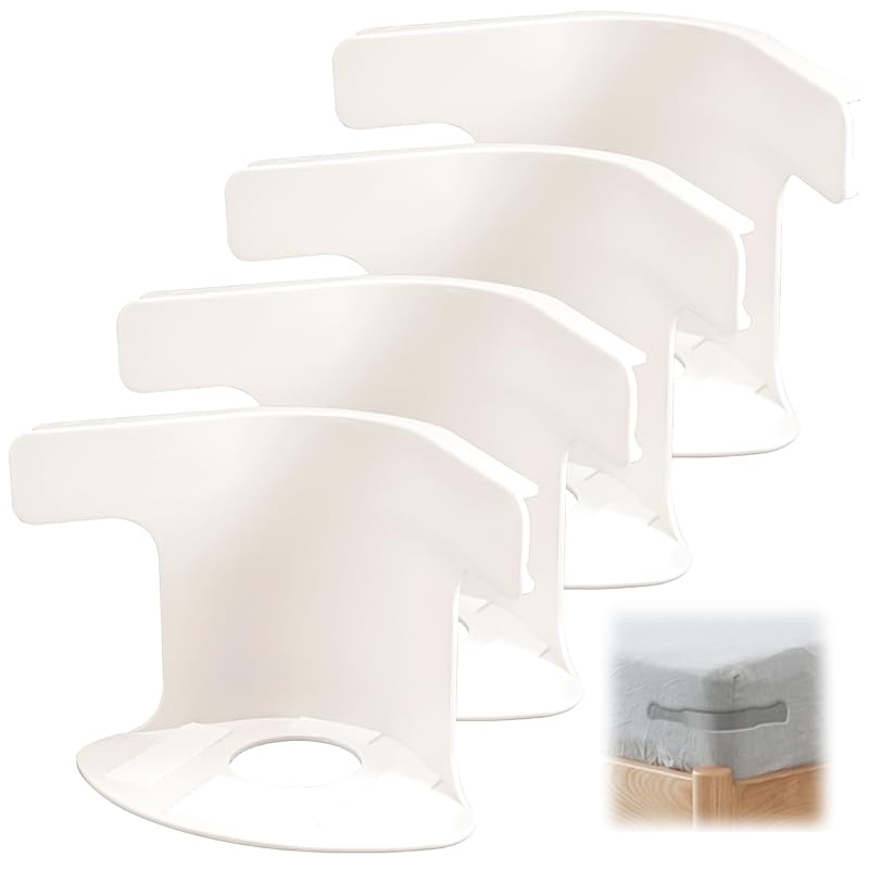 HASTHIP Bed Sheet Holders Set for All Mattress Sizes with Heavy Duty Corner Straps | 4 Pack